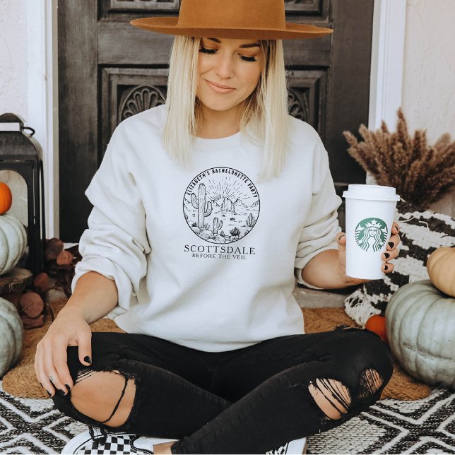 Scottsdale Bachelorette Weekend Bridesmaids Custom Sweatshirt (Von Creator hochgeladen)