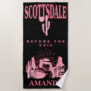 Scottsdale Junggeselinnen-Abschied Customized Brid Strandtuch