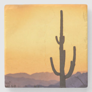 Scottsdale Sonnenuntergang vor dem Sturm Steinuntersetzer