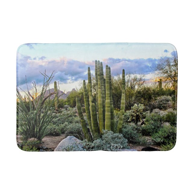 Scottsdale Succulent Sunset Badematte (Vorderseite)