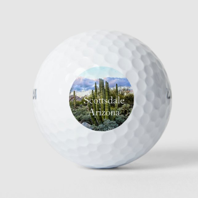 Scottsdale Succulent Sunset Golfball (Vorderseite)