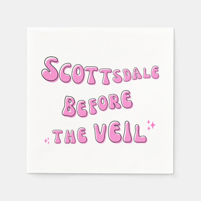 Scottsdale vor dem Schleier Serviette (Vorderseite)