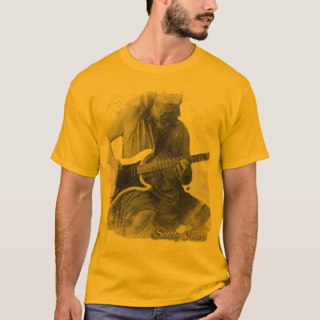 Scotty Allen Guitar T - Shirt (Vorderseite)