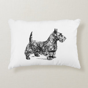 Scotty Dog Accent PIllow Dekokissen