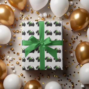 Scotty Dog und Tartan Frohe Weihnachten Geschenkpapier