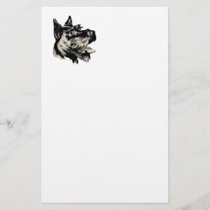 Scotty Hund stationär Briefpapier