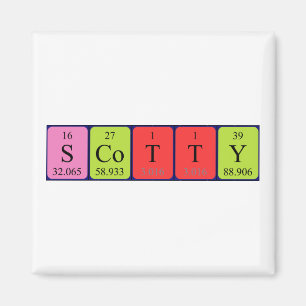 Scotty Periodenmagnet Magnet