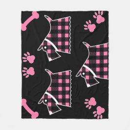 Scotty Terrier Hunde Niedlich Funny Terriers Breed Fleecedecke