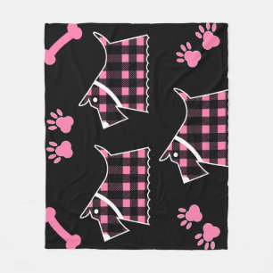 Scotty Terrier Hunde Niedlich Funny Terriers Breed Fleecedecke