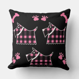 Scotty Terrier Hunde Niedlich Funny Terriers Breed Kissen