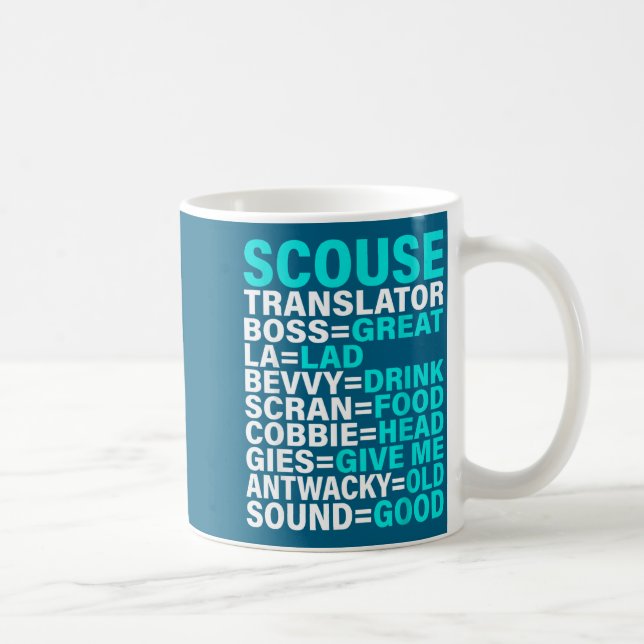 Scouse Accent Translator Funny Liverol  Kaffeetasse (Rechts)