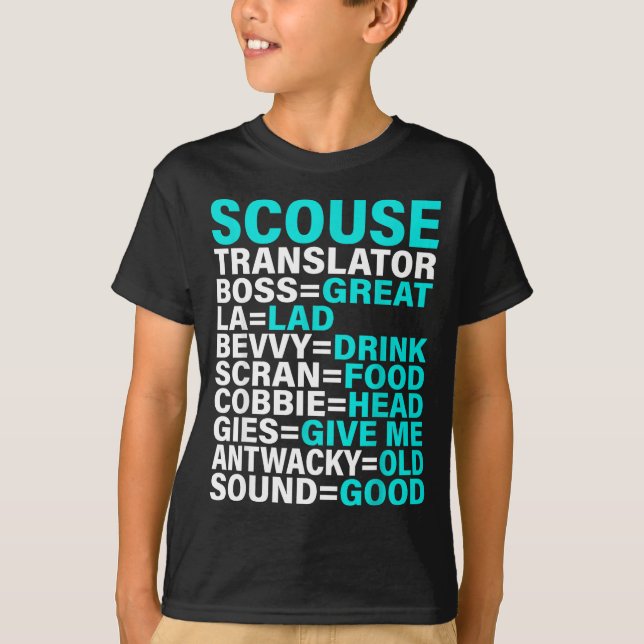 Scouse Accent Translator Funny Liverol  T-Shirt (Vorderseite)