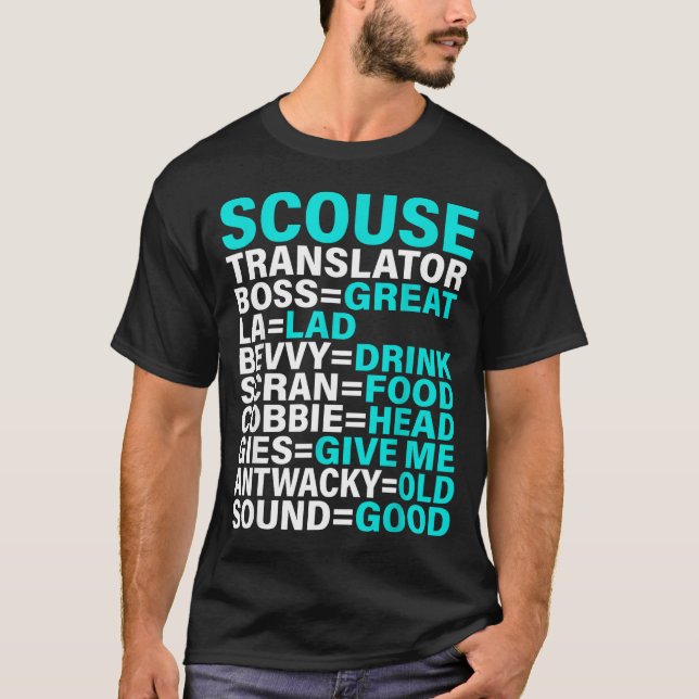 Scouse Accent Translator Funny Liverol  T-Shirt (Vorderseite)