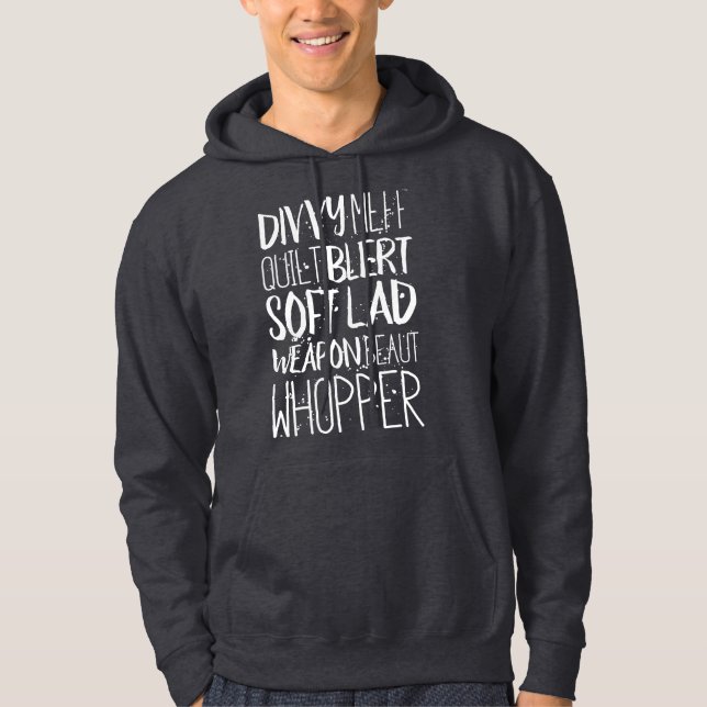 Scouse Insults Liverpool Dialect Hoodie (Vorderseite)