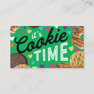Scout Cookie Business Cards für Mädchen Visitenkarte