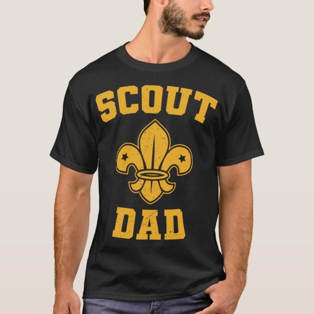 Scout dad scout scouting member supporter lifestyl T-Shirt (Vorderseite)
