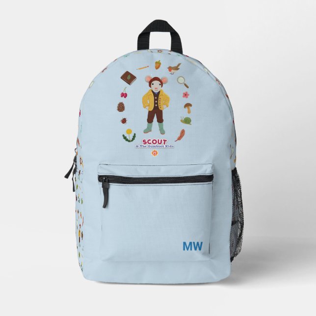 Scout & Gumboot Kids Bedruckter Rucksack (Vorderseite)