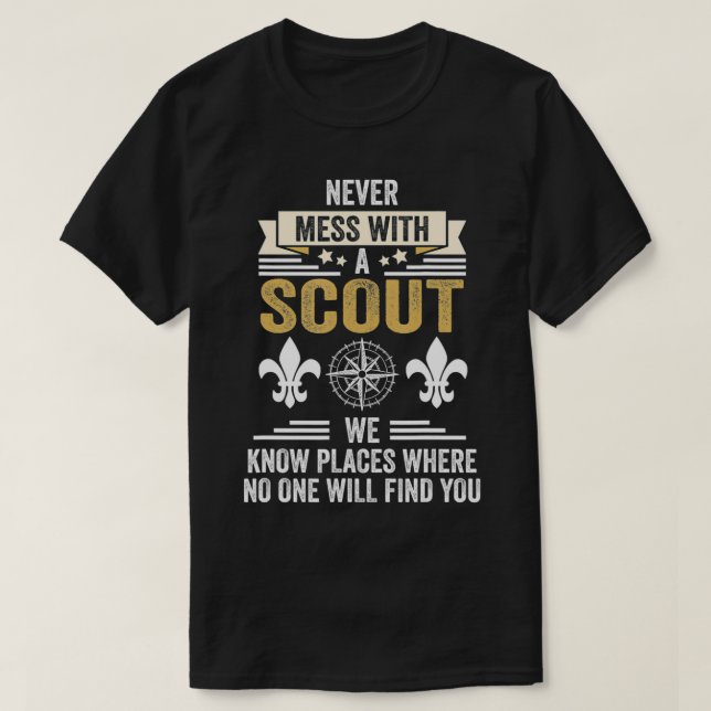 Scout Leader Camping  T-Shirt (Design vorne)