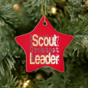 Scout Leader Extraordinaire Keramik Ornament