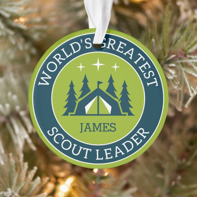 Scout Leader Personalisiert Ornament (Baum)