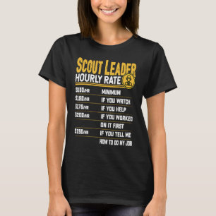 Scout Leader Stundensatz Pfadfinder Pfadfinder Pfa T-Shirt