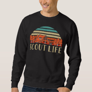 Scout Life Campfire Adventure Nature Lover Camper Sweatshirt