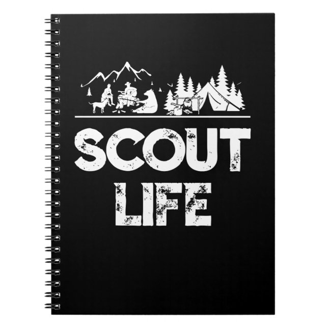 Scout Life Scouting Liebhaber Geschenke Wanderung  Notizblock (Vorderseite)