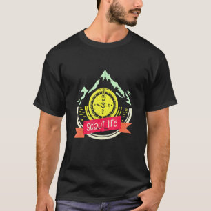 Scout Life Wandern Mountain Adventure Buddies Camp T-Shirt