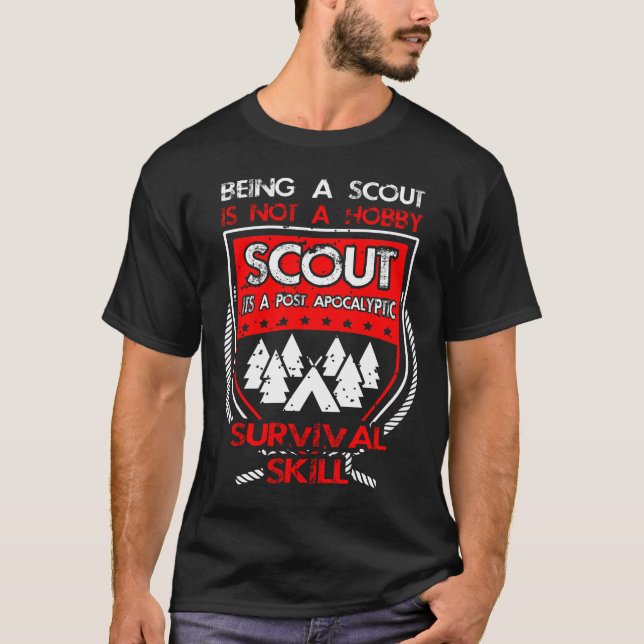 Scout Not a Hobby Funny Boy Scout T-Shirt Scout T- (Vorderseite)