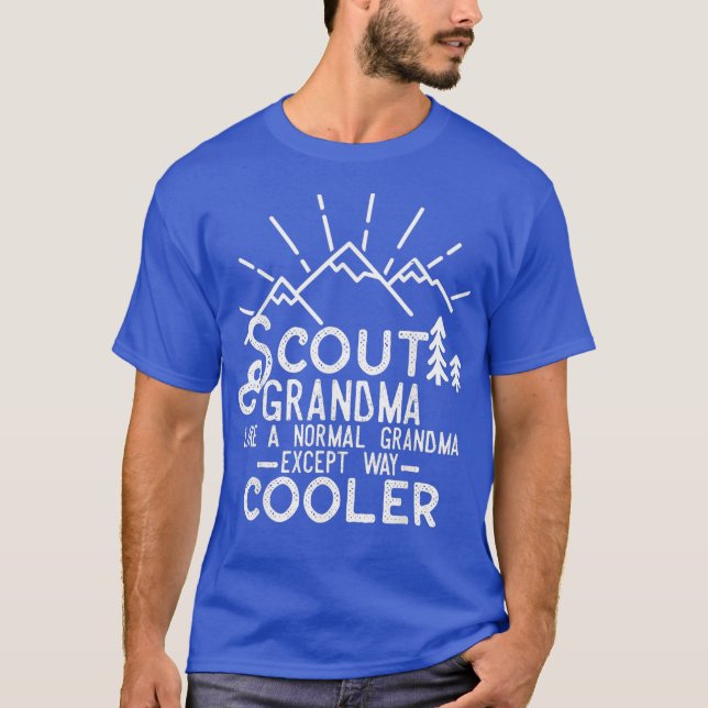 Scout Oma Shirt Cub Leader Boy Camping (Vorderseite)