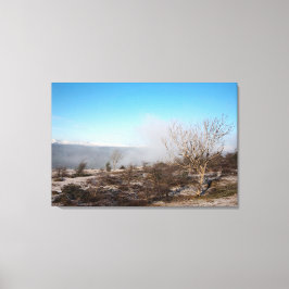 Scout Scar Cumbria England Ferienkarte Leinwanddruck