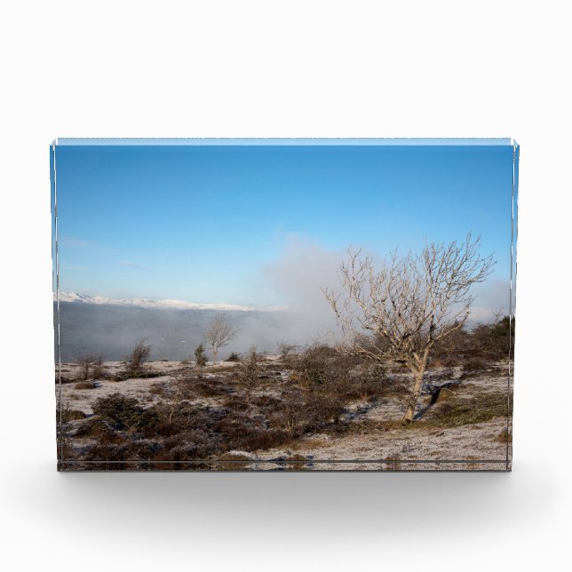 Scout Scar Cumbria England Holiday Card Poster Fotoblock (Vorderseite)