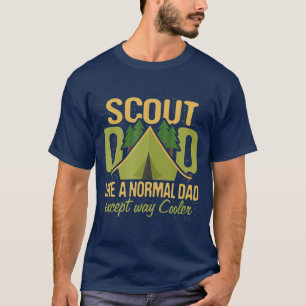 Scout Vater Cub Leader Junge Camping Pfadfindertru T-Shirt