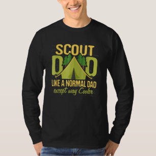 Scout Vater Cub Leader Junge Camping Pfadfindertru T-Shirt