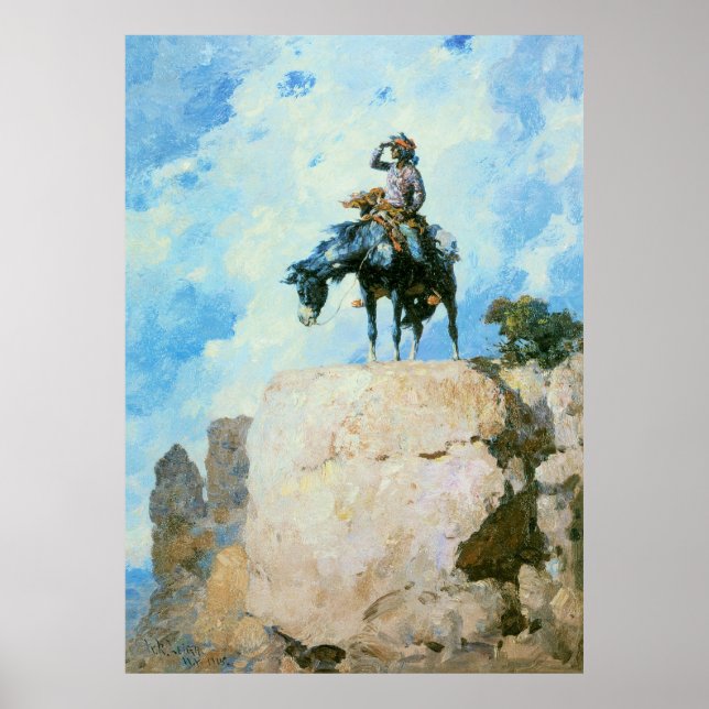 Scout von William Robinson Leigh Poster (Vorne)