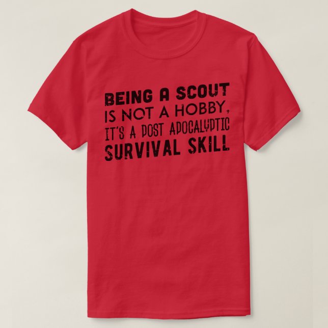 SCOUT ZU SEIN IST KEIN HAUSTIEFER. T-Shirt (Design vorne)