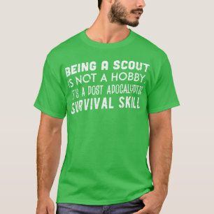 SCOUT ZU SEIN, IST KEIN HOBBY-Weiß T-Shirt