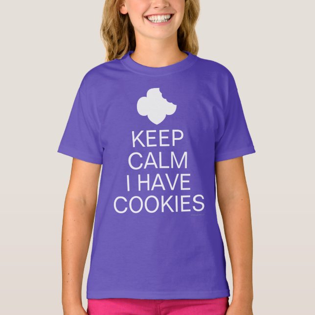 Scouting Shirt - Behalt Ruhe Ich habe Cookies (Vorderseite)
