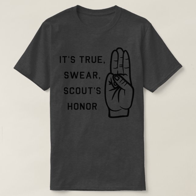 Scouts Honor TShirt 1 (Design vorne)
