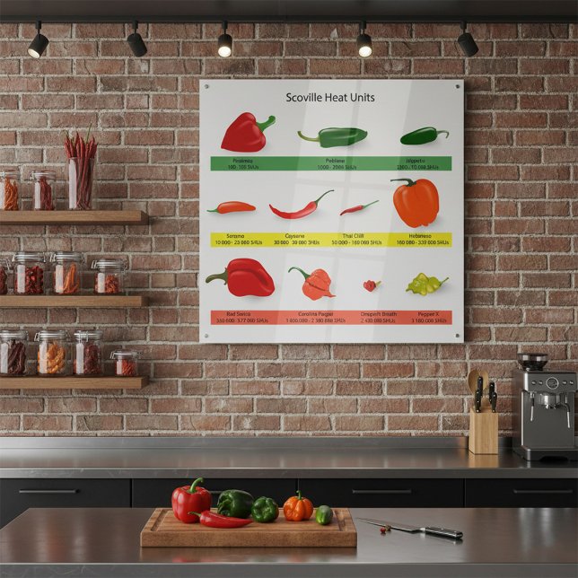 Scoville Heat Units Chart - Spicy Pepper Guide (Von Creator hochgeladen)