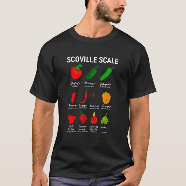 Scoville-Skala für einen Habanero-Chili 1 T-Shirt (Vorderseite)