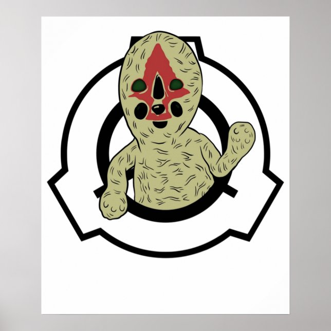 SCP 173 SCP Foundation Erdnuss Die Skulptur Poster (Vorne)