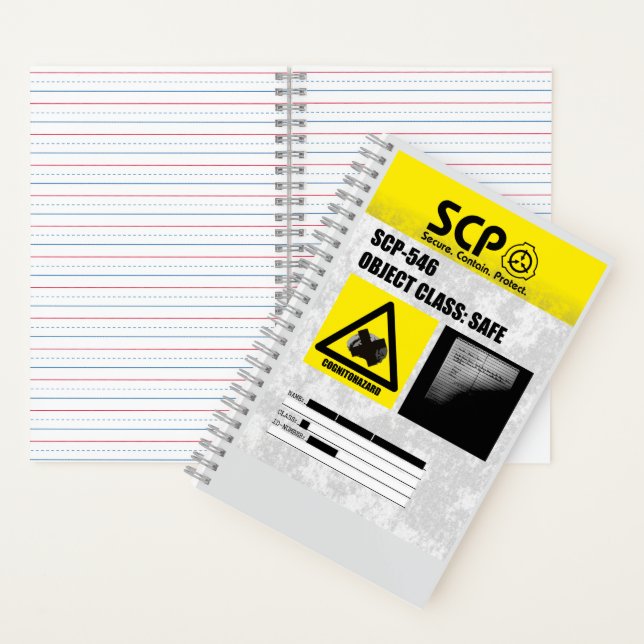 SCP - 546 "A Notebook" Notizbuch (Innen)