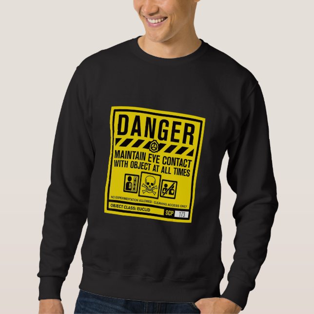 Scp Foundation Danger Class Euclid Sweatshirt (Vorderseite)