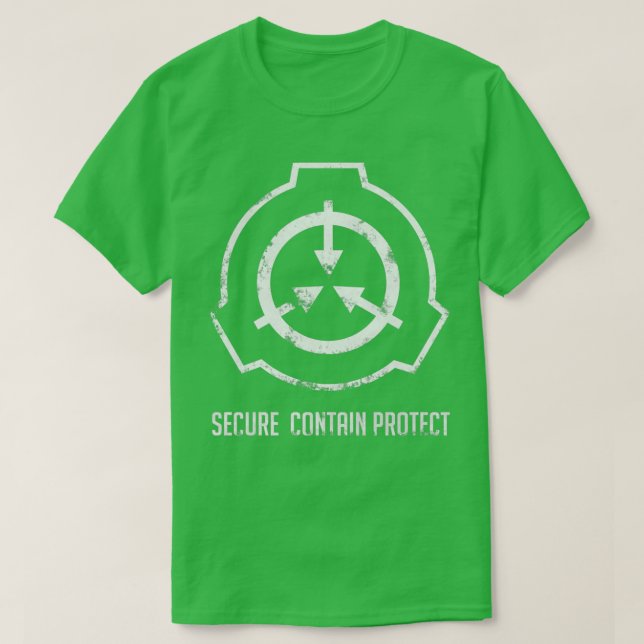 SCP sicher T-Shirt (Design vorne)