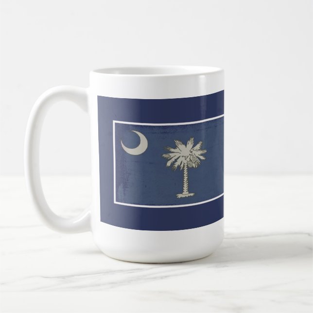Scpalmetto-Flaggen-Tasse Kaffeetasse (Links)