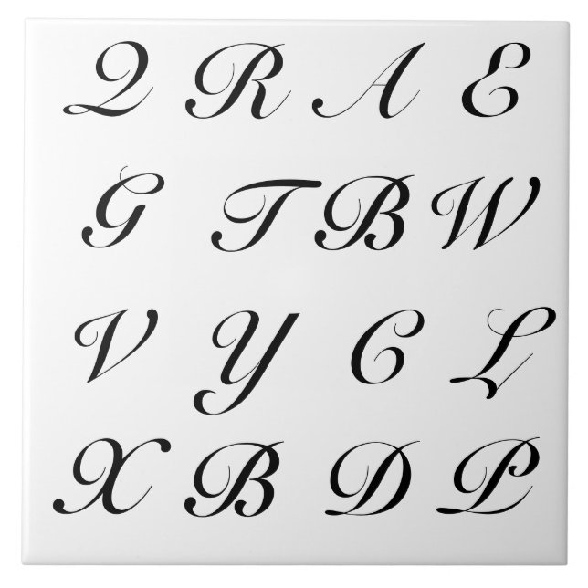 Scrabble-Buchstaben Fliese (Vorderseite)