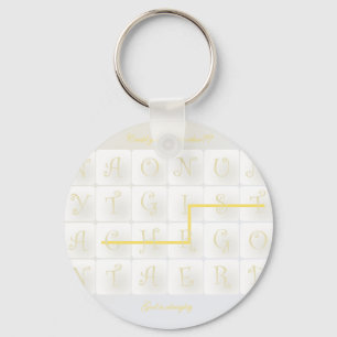 Scrabble Christus Schlüsselanhänger