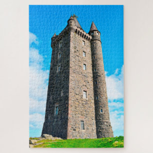 Scrabo Turm Newtownards Landkreis Down Ireland. Puzzle