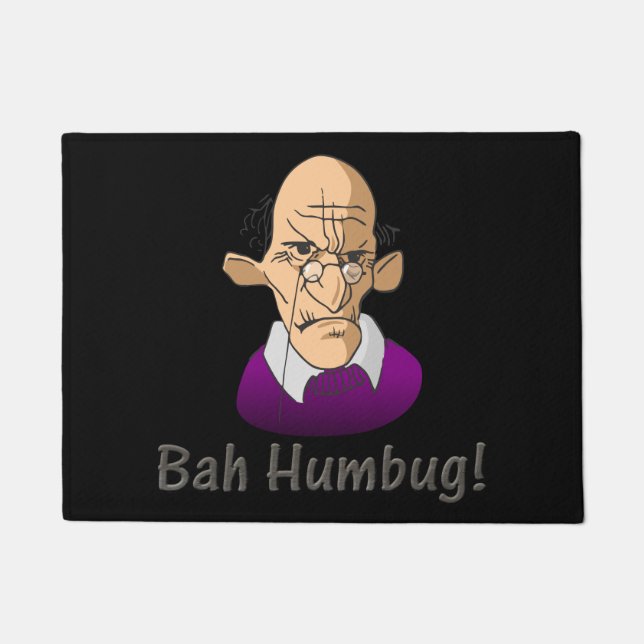 Scrage bah humbug doormat fußmatte (Vorderseite)